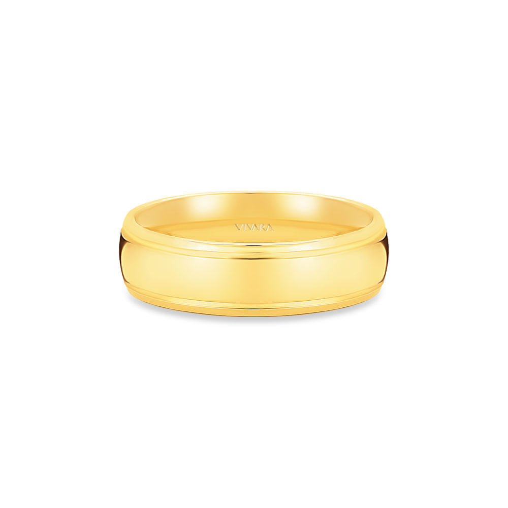 Aliança Love Me em Ouro Amarelo 18k