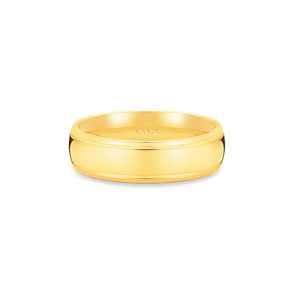 Aliança Love Me em Ouro Amarelo 18k