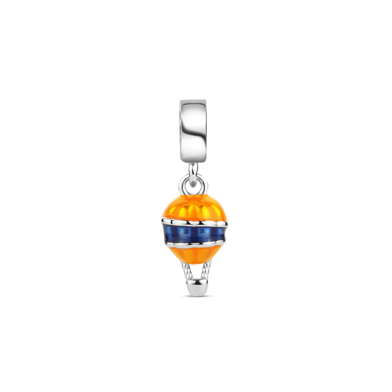 Pingente Life Viagens Balão em Prata 925 com Esmalte