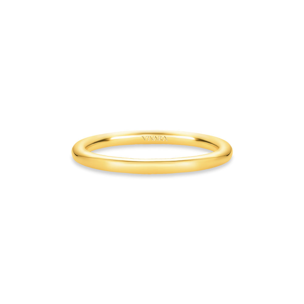 Aliança Bold em Ouro Amarelo 18k, 2mm