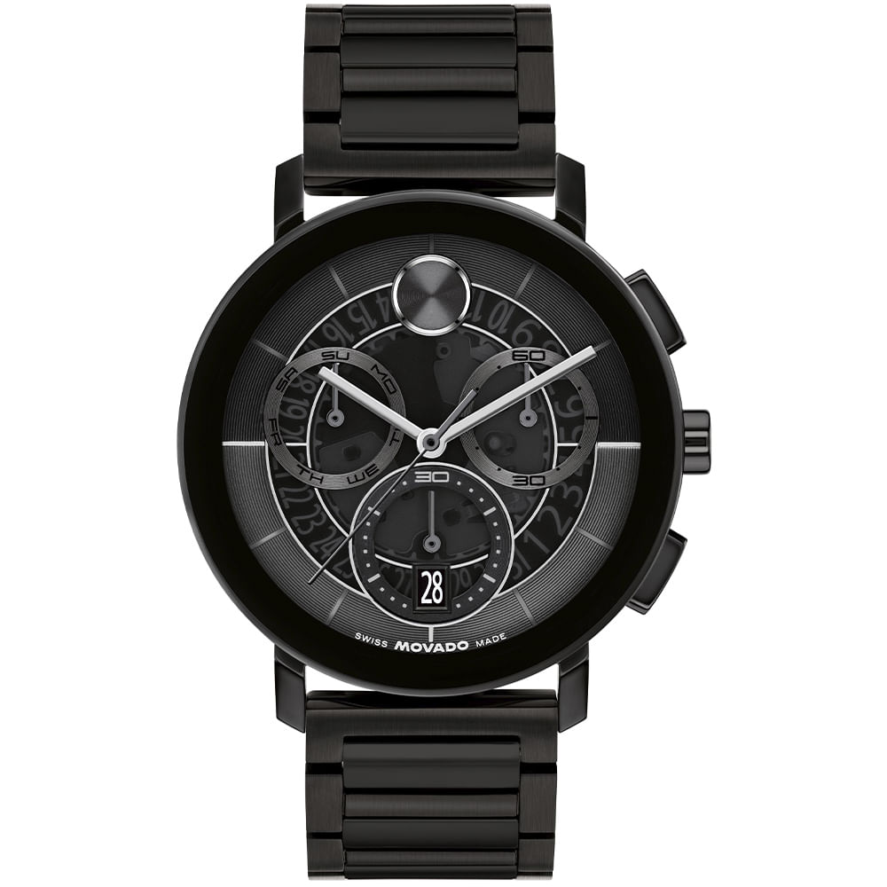 Relógio Movado Masculino Preto - 3601264