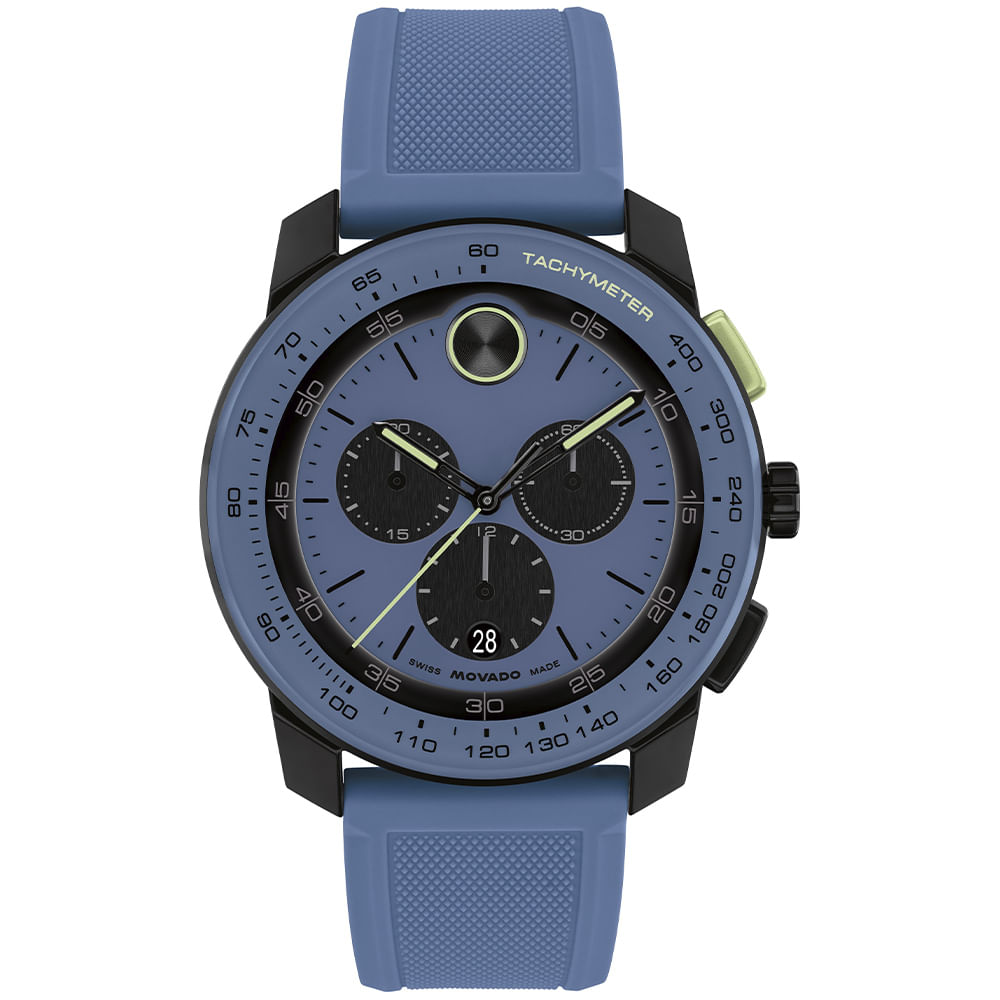 Relógio Movado Masculino em Borracha Azul - 3601175