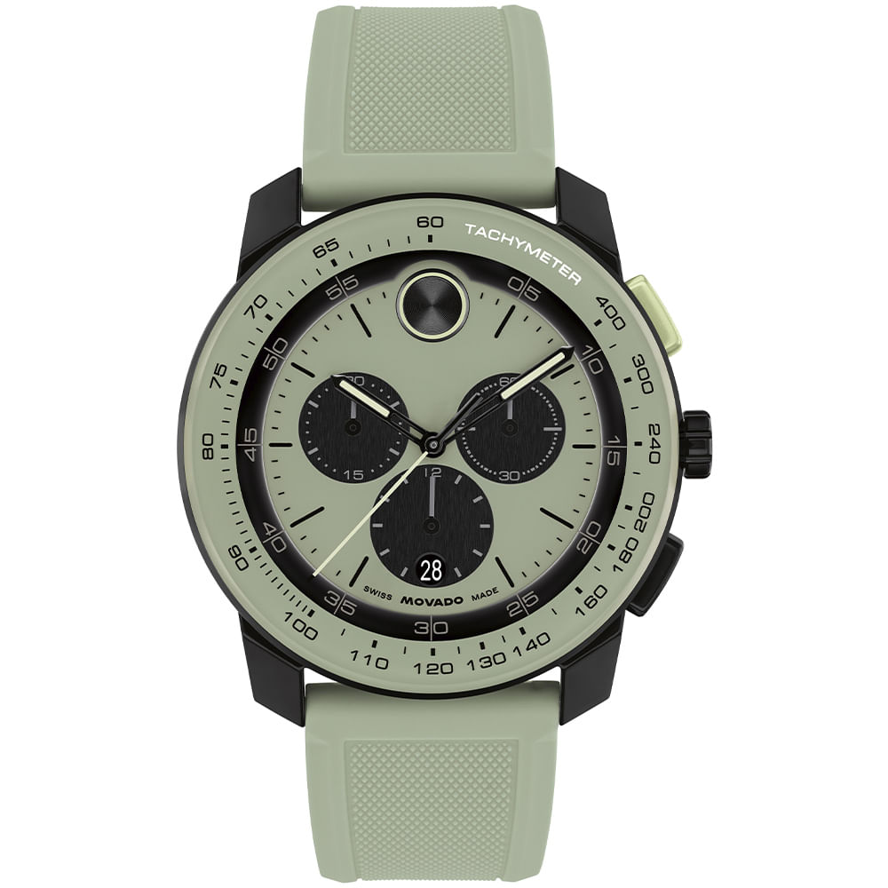 Relógio Movado Masculino em Borracha Verde - 3601176