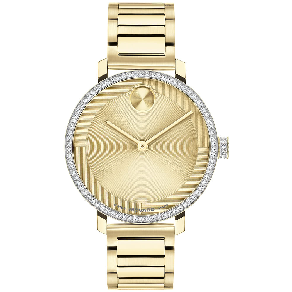 Relógio Movado Feminino Dourado - 3601225
