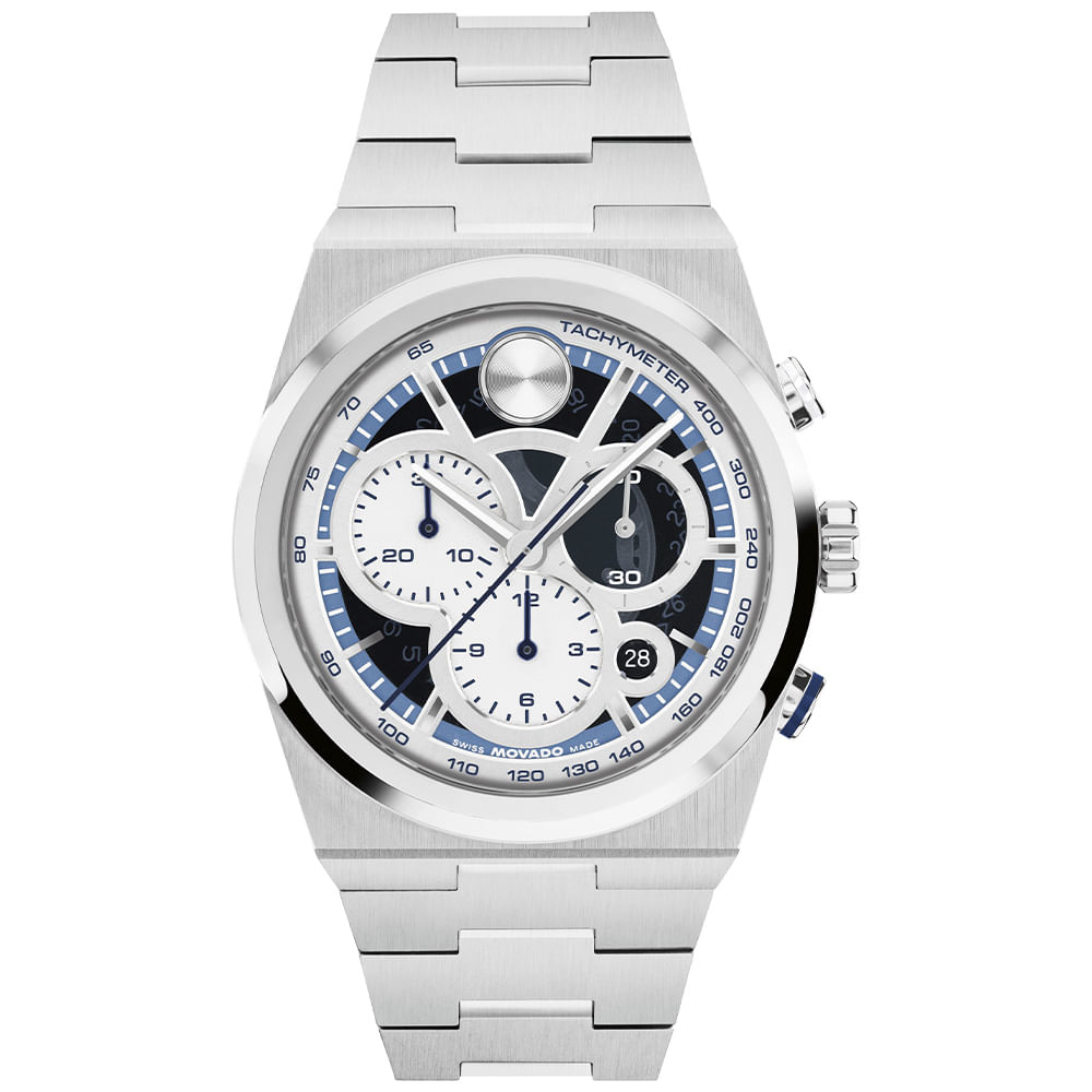 Relógio Movado Masculino Prateado - 3601304