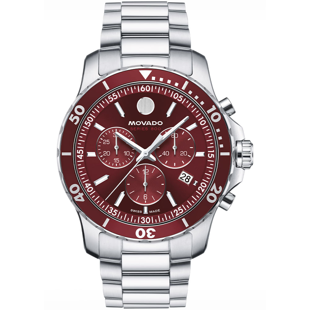 Relógio Movado Masculino Prateado - 2600194