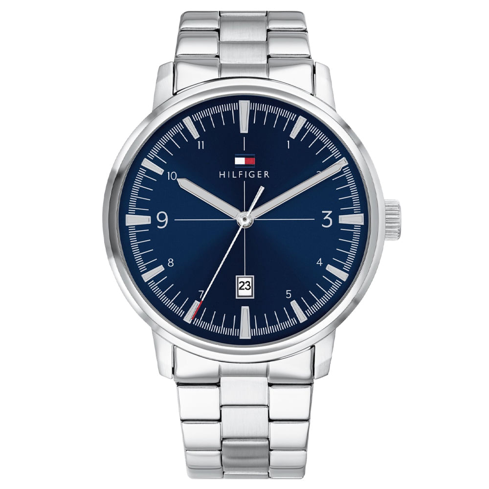 Relógio Tommy Hilfiger Masculino Aço Prateado 1791753