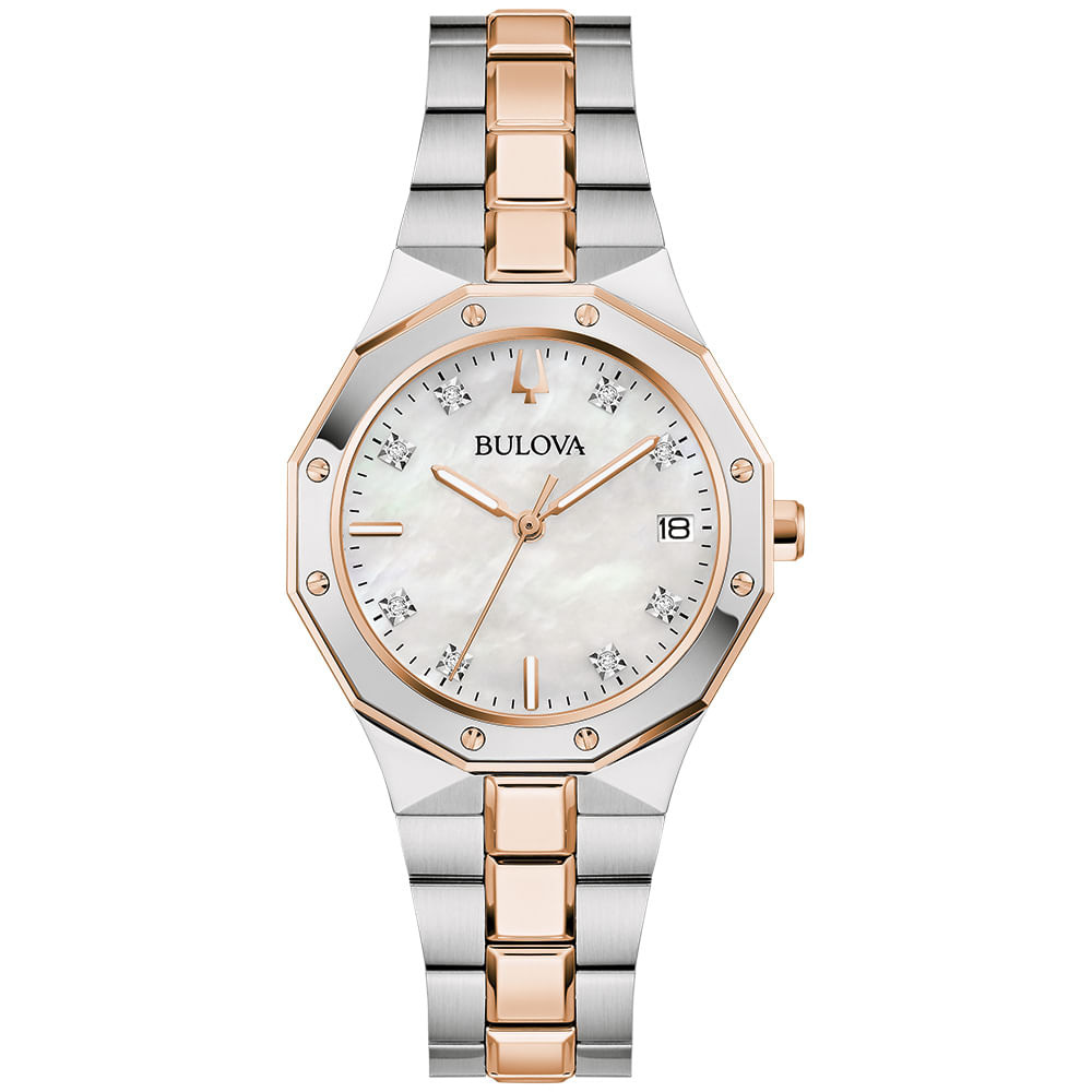 Relógio Bulova Feminino Prestige Prateado - 98P235N