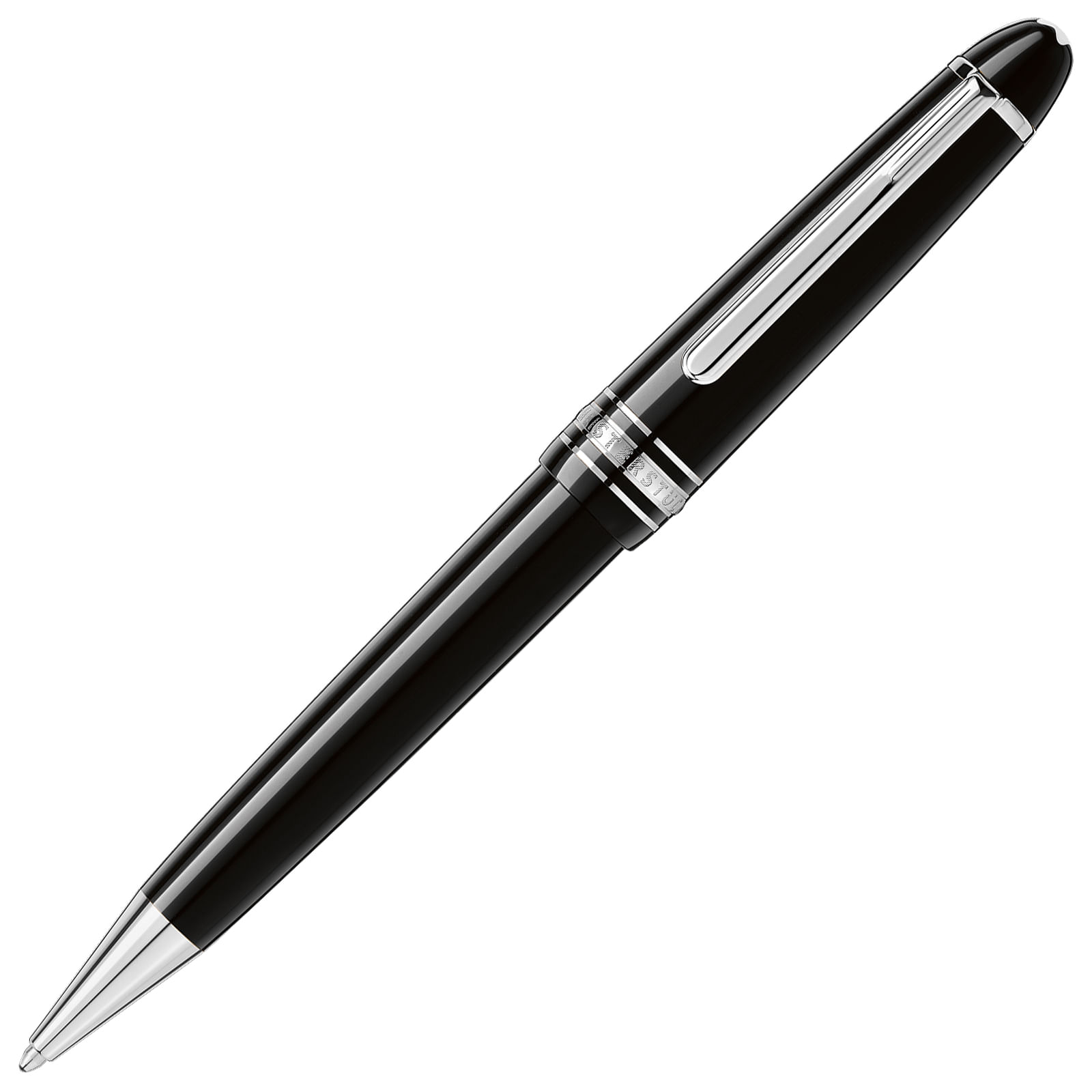 Caneta Montblanc Meisterstück Midsize Preto Esferográfica 132491