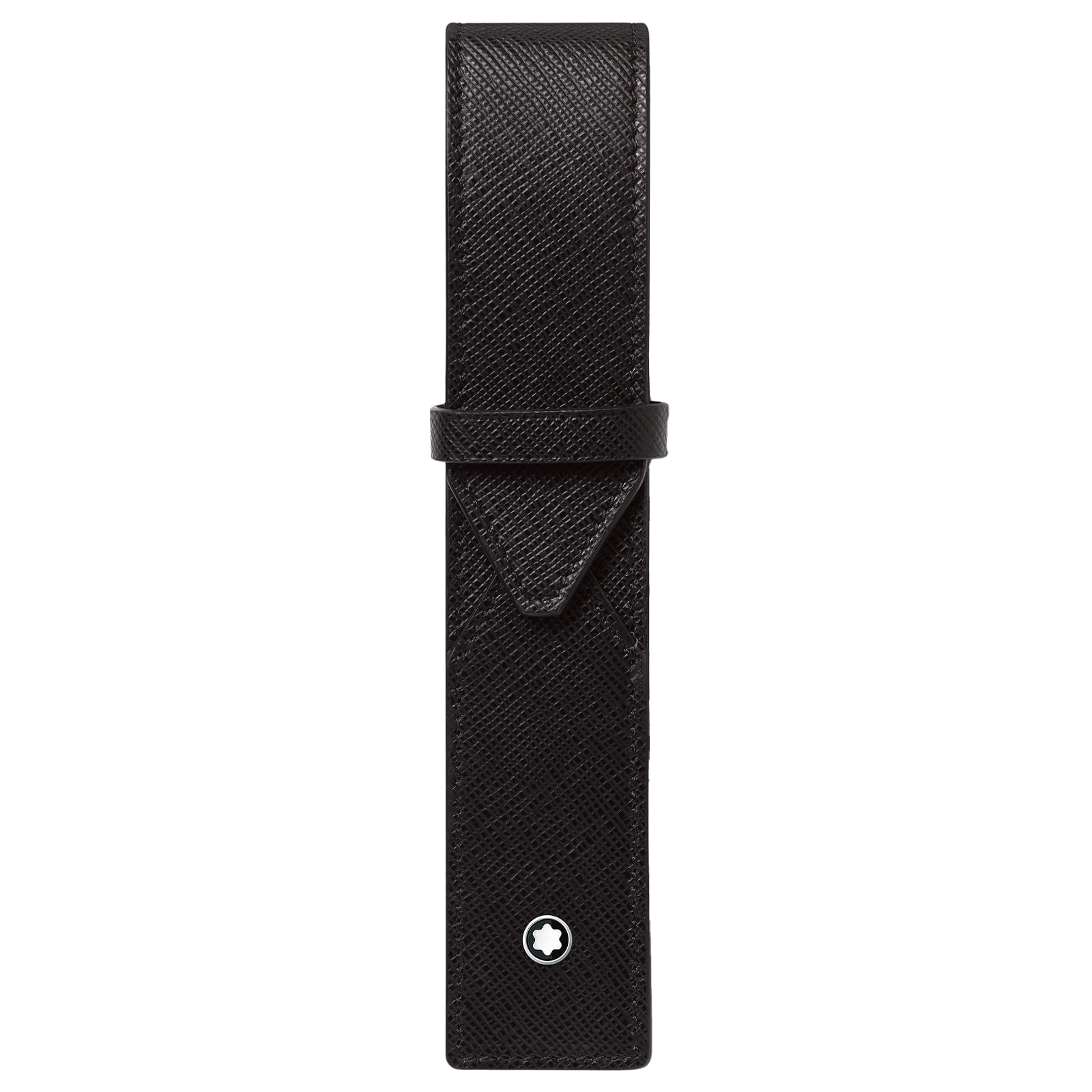 Estojo Montblanc Sartorial em Couro Preto para Caneta 130750