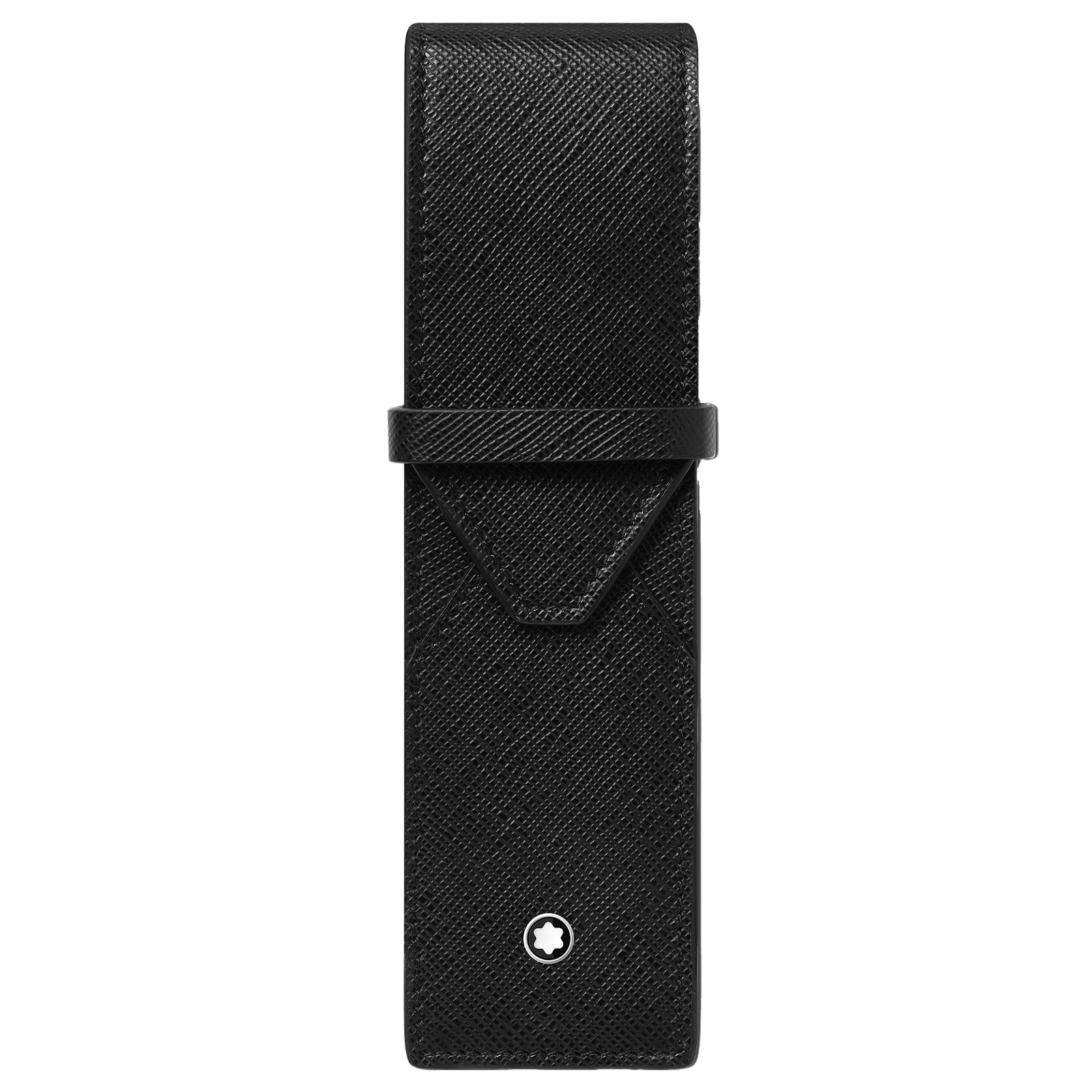 Estojo Montblanc Sartorial em Couro Preto para Canetas 130751