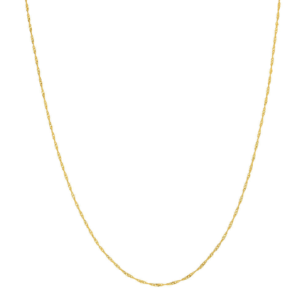 Corrente Singapura em Ouro Amarelo 18k, 45cm
