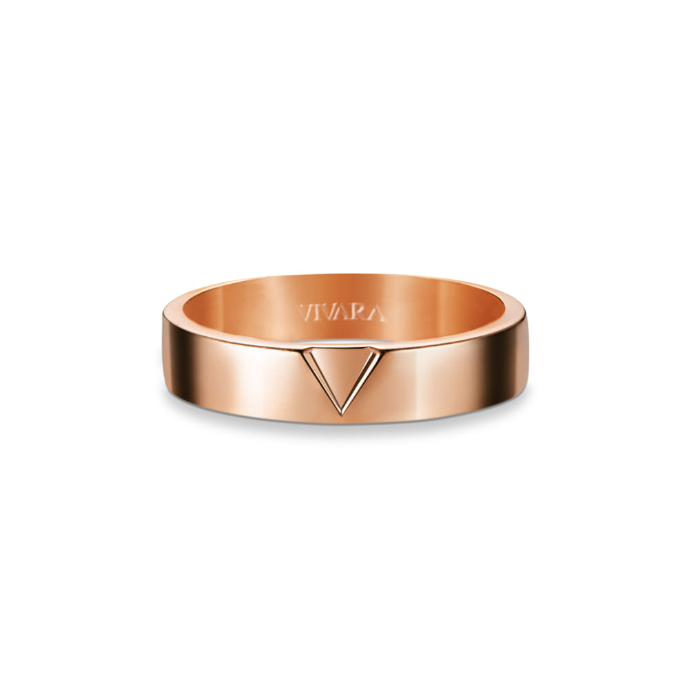 Anel Vivara em Ouro Rosé 18k, 4,3mm