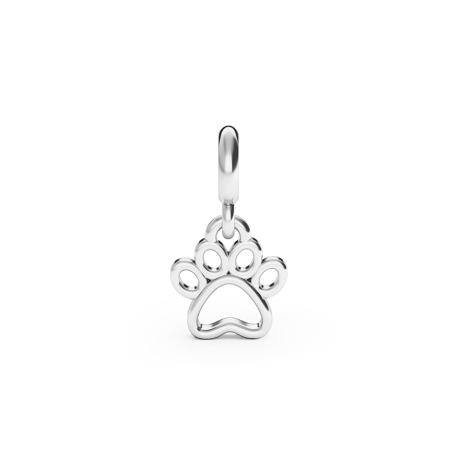 Pingente Life Animal Pegada em Prata 925