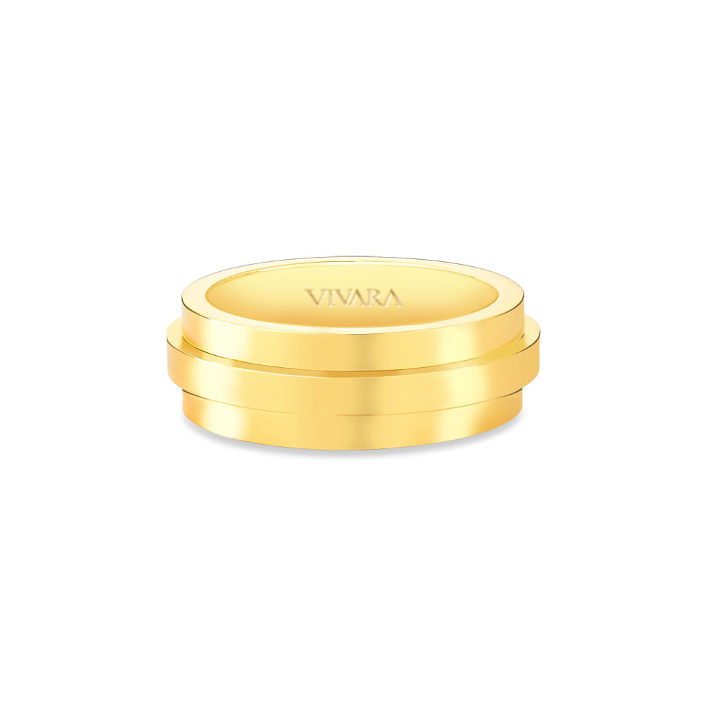 Aliança Love Me em Ouro Amarelo 18k, 6mm