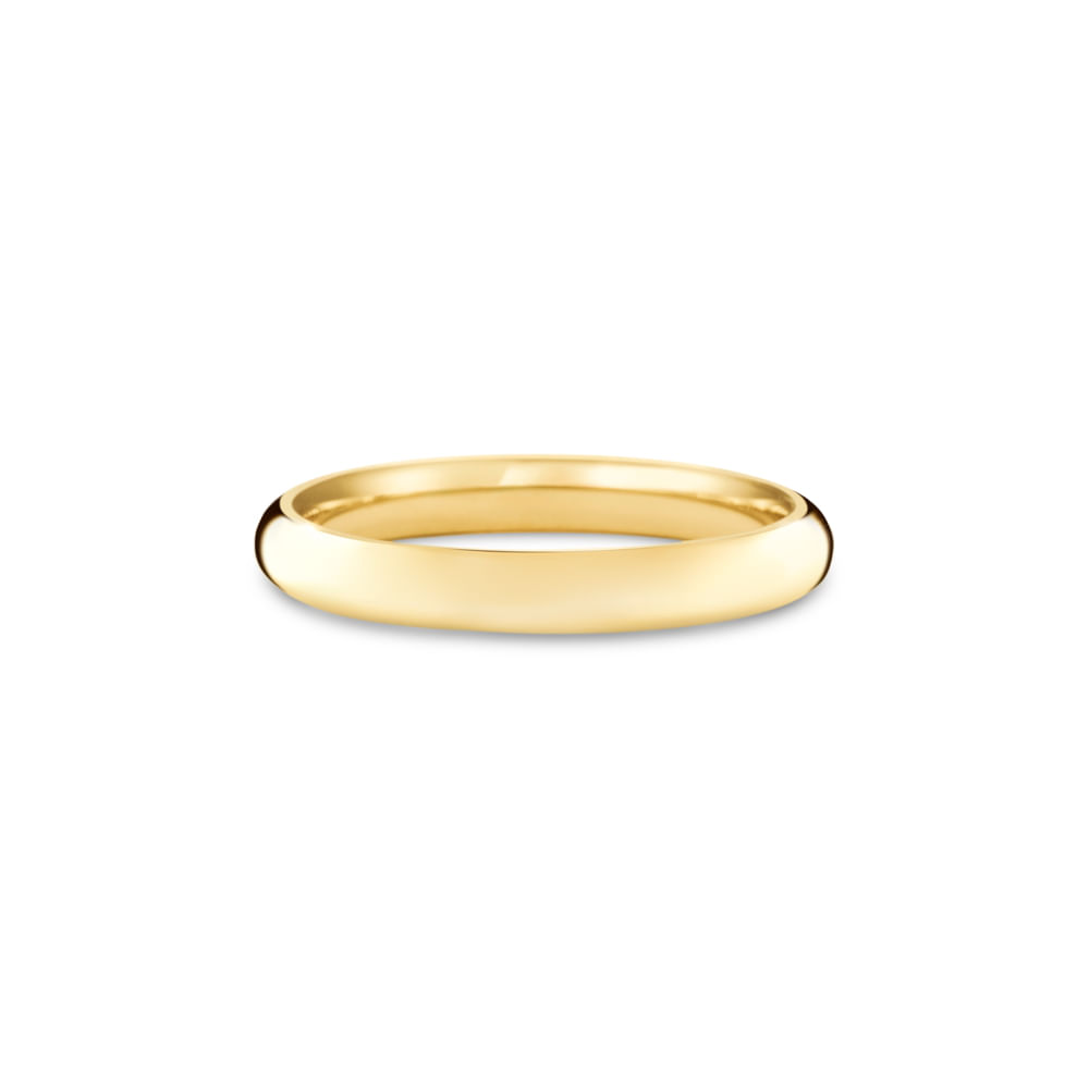 Aliança Bold em Ouro Amarelo 18k, 3mm