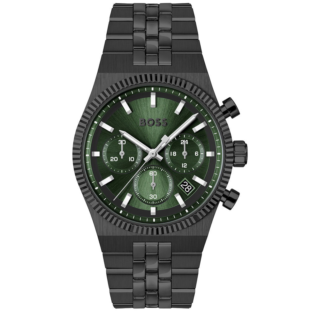 Relógio Boss Candor Prime Masculino em Aço Preto 1514308