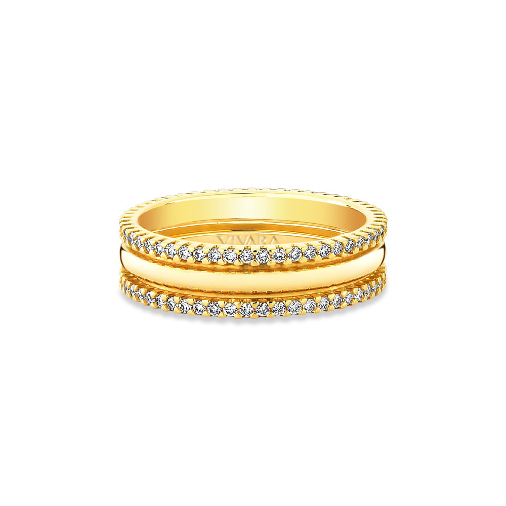Aliança Love Me em Ouro Amarelo 18k com Diamantes, 5mm