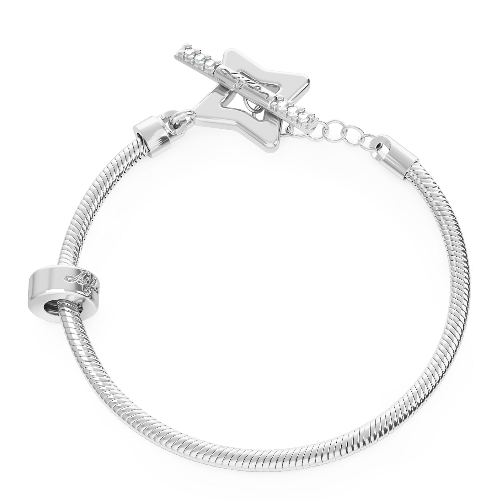 Pulseira Life Signature Estrela em Prata 925
