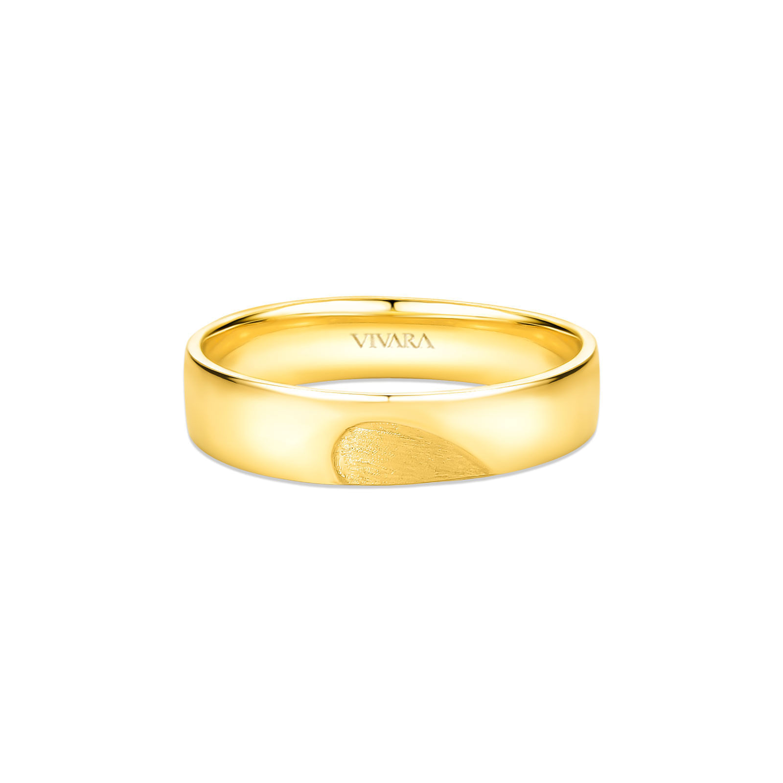 Aliança One Love em Ouro Amarelo 18k