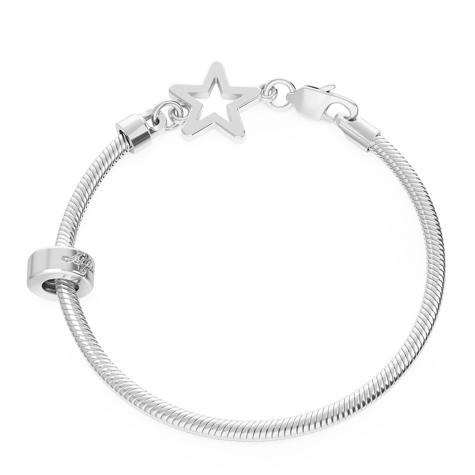 Pulseira Life Estrela em Prata 925