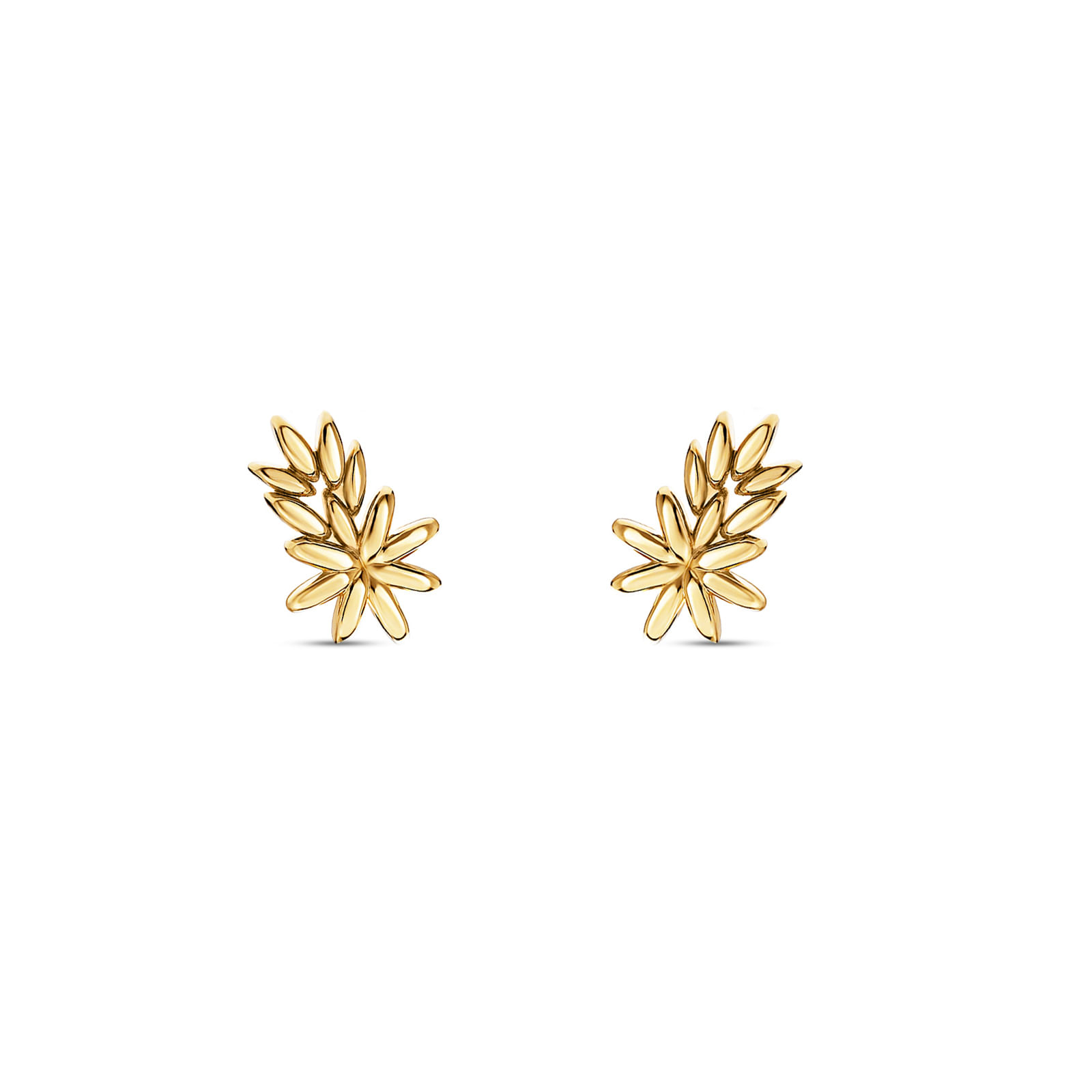 Brinco Ear Cuff Fiori em Ouro Amarelo 18k