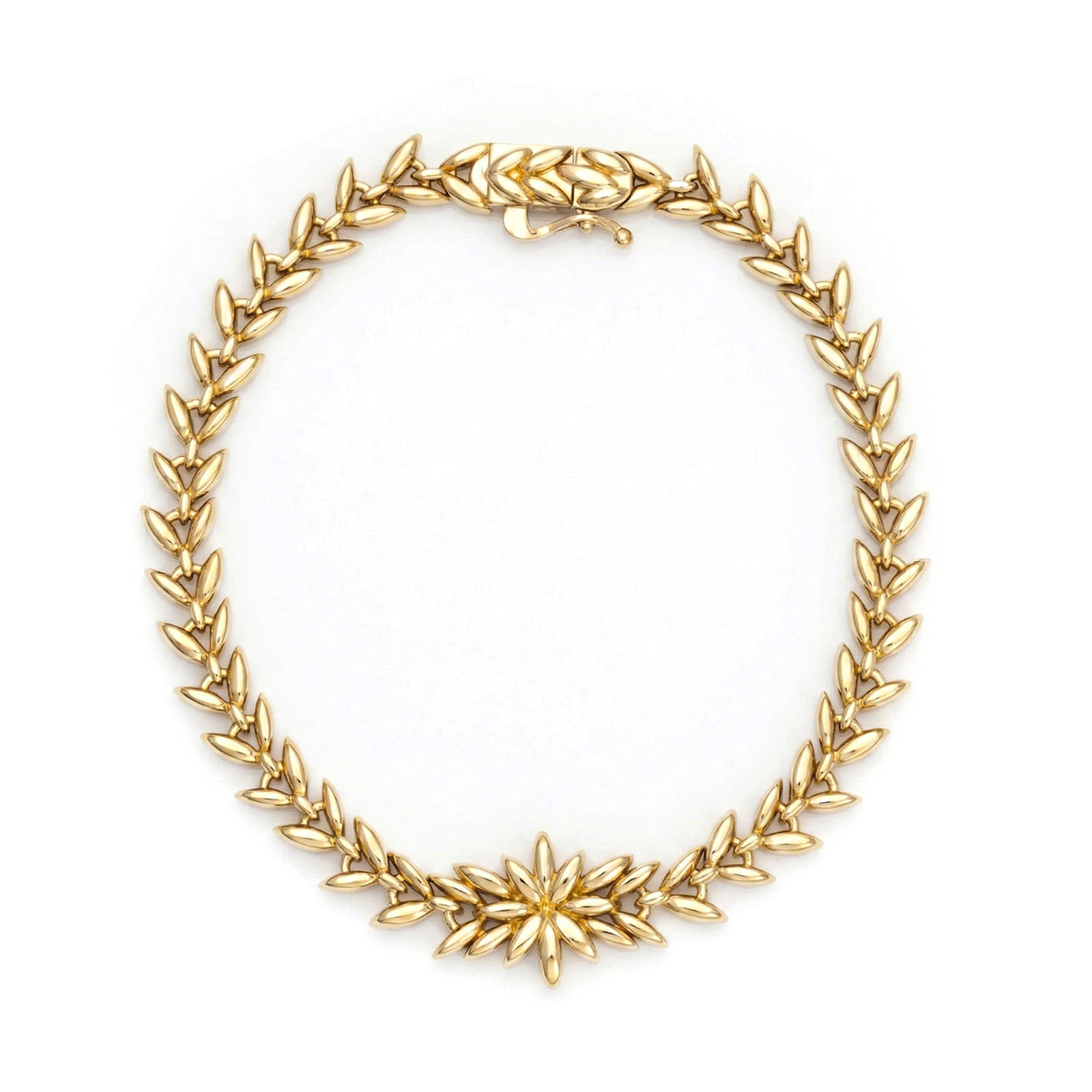 Pulseira Fiori em Ouro Amarelo 18k