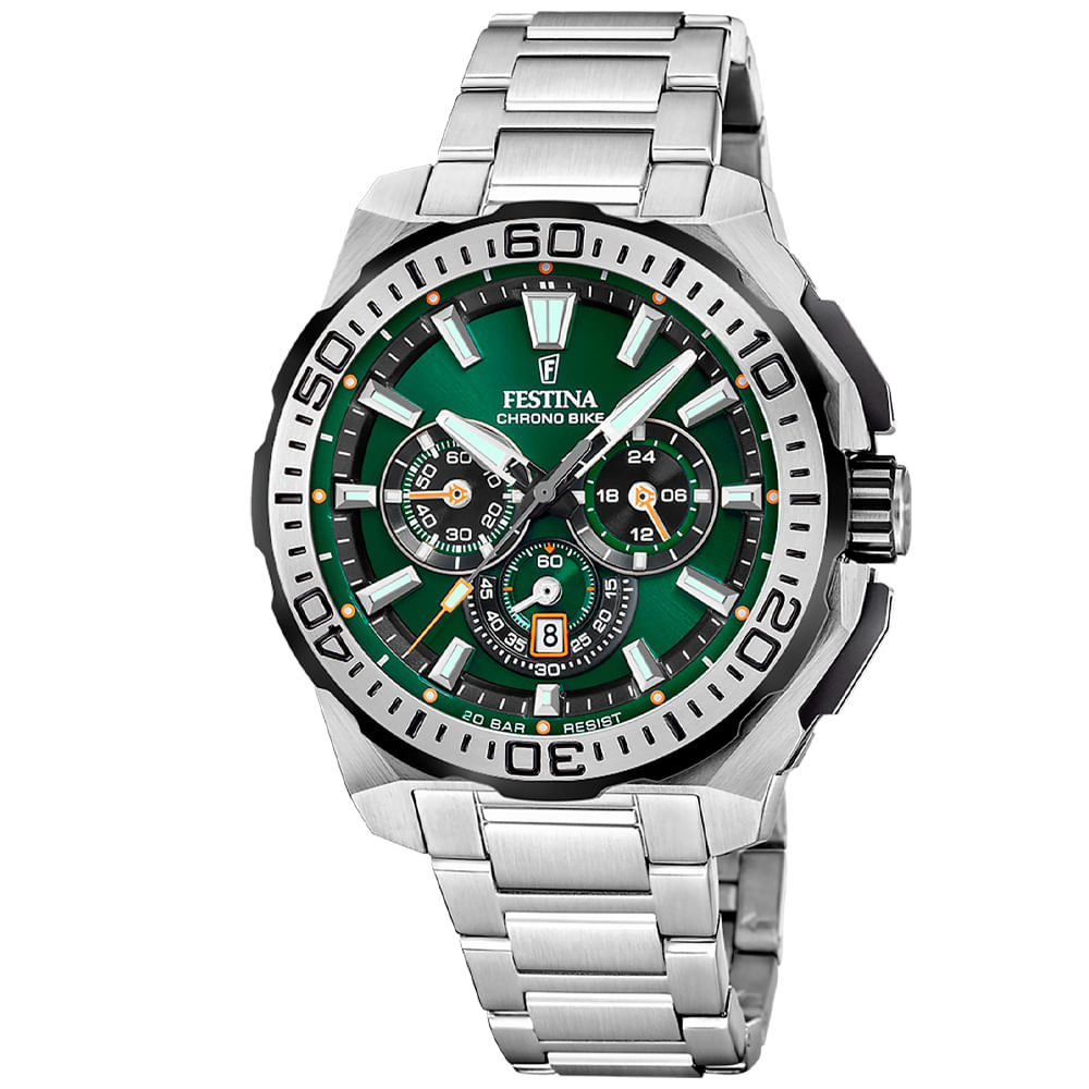 Relógio Festina Masculino em Aço Prateado F20724-3
