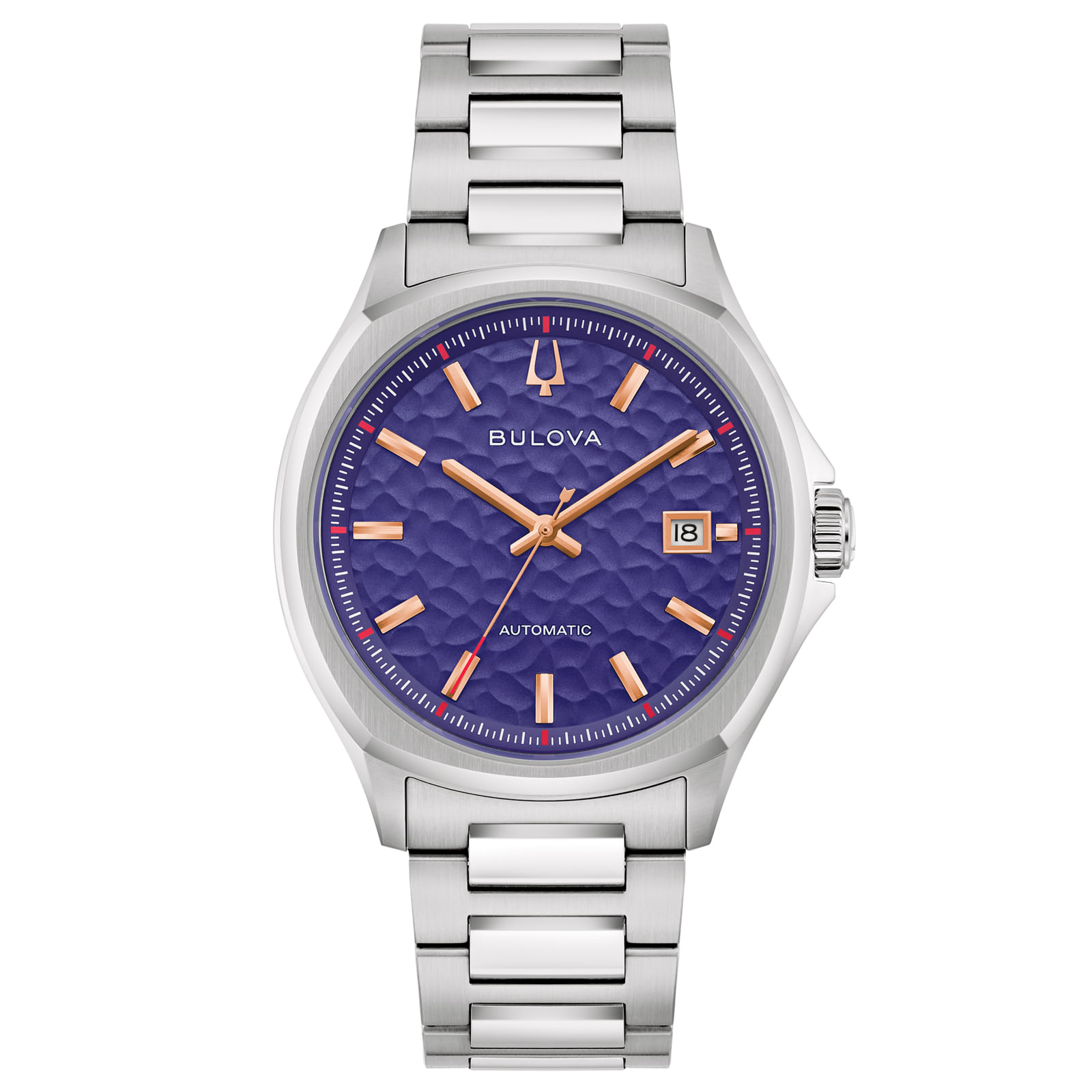 Relógio Bulova Tony Bennett Automático Masculino em Aço Prateado 96B484