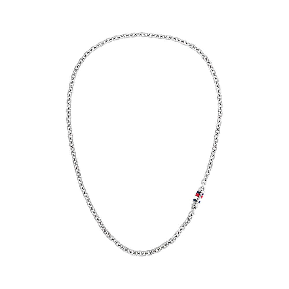 Corrente Tommy Hilfiger Bruce Chain Necklace em Aço Prateado 2790650