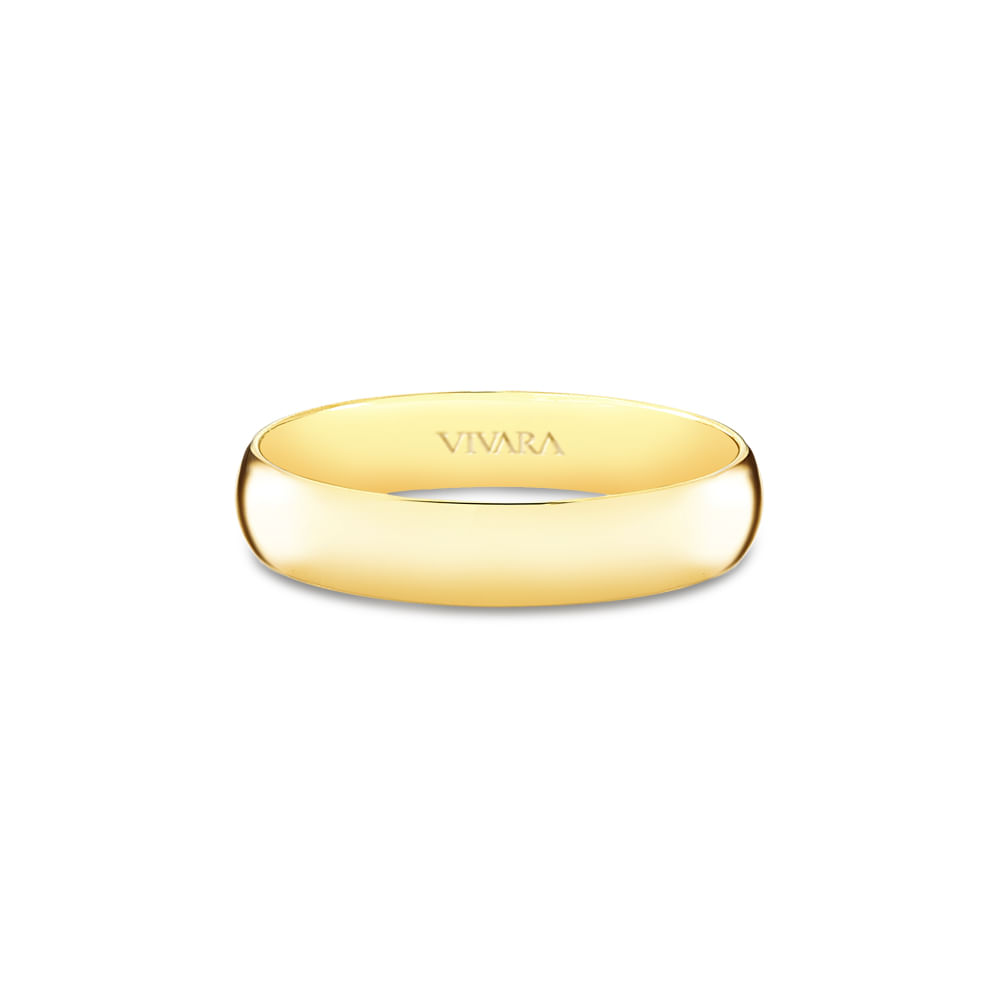 Aliança Just You em Ouro Amarelo 18k, 4mm