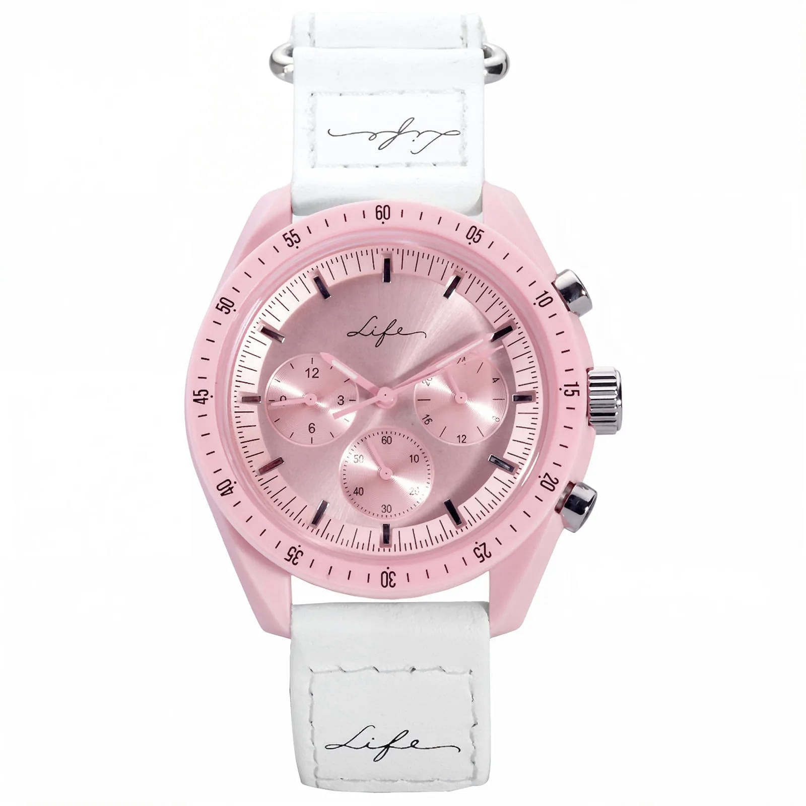 Relógio Life Feminino em Couro Branco