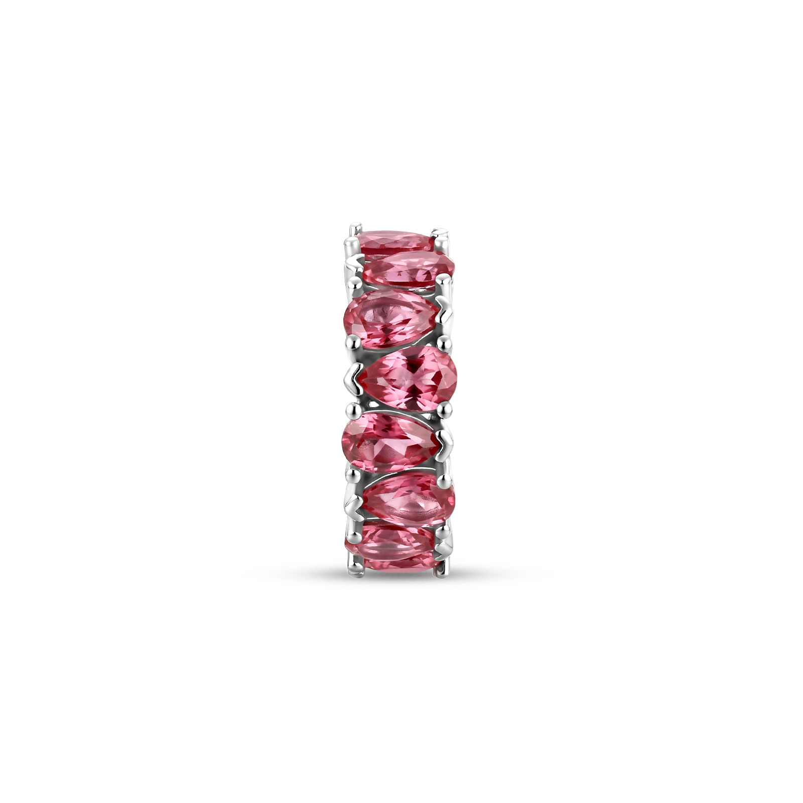 Piercing Life Éden em Prata 925 com Zircônia Rosa