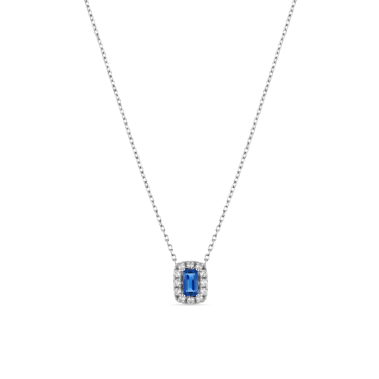 Colar Life Special em Prata 925 com Zircônia Azul e Incolor