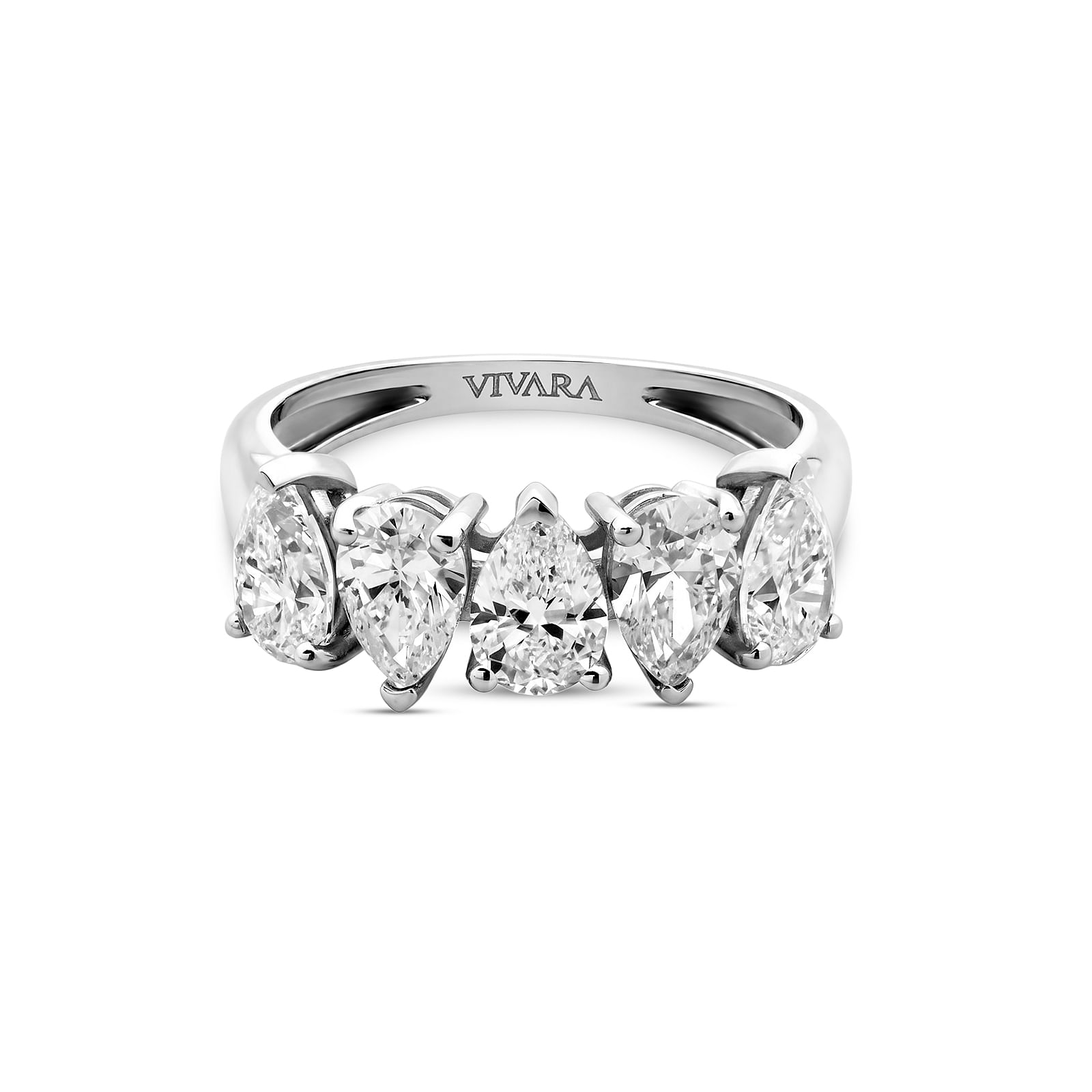Anel Venere em Ouro Branco 18K com Diamante de Laboratório 2,5 CT