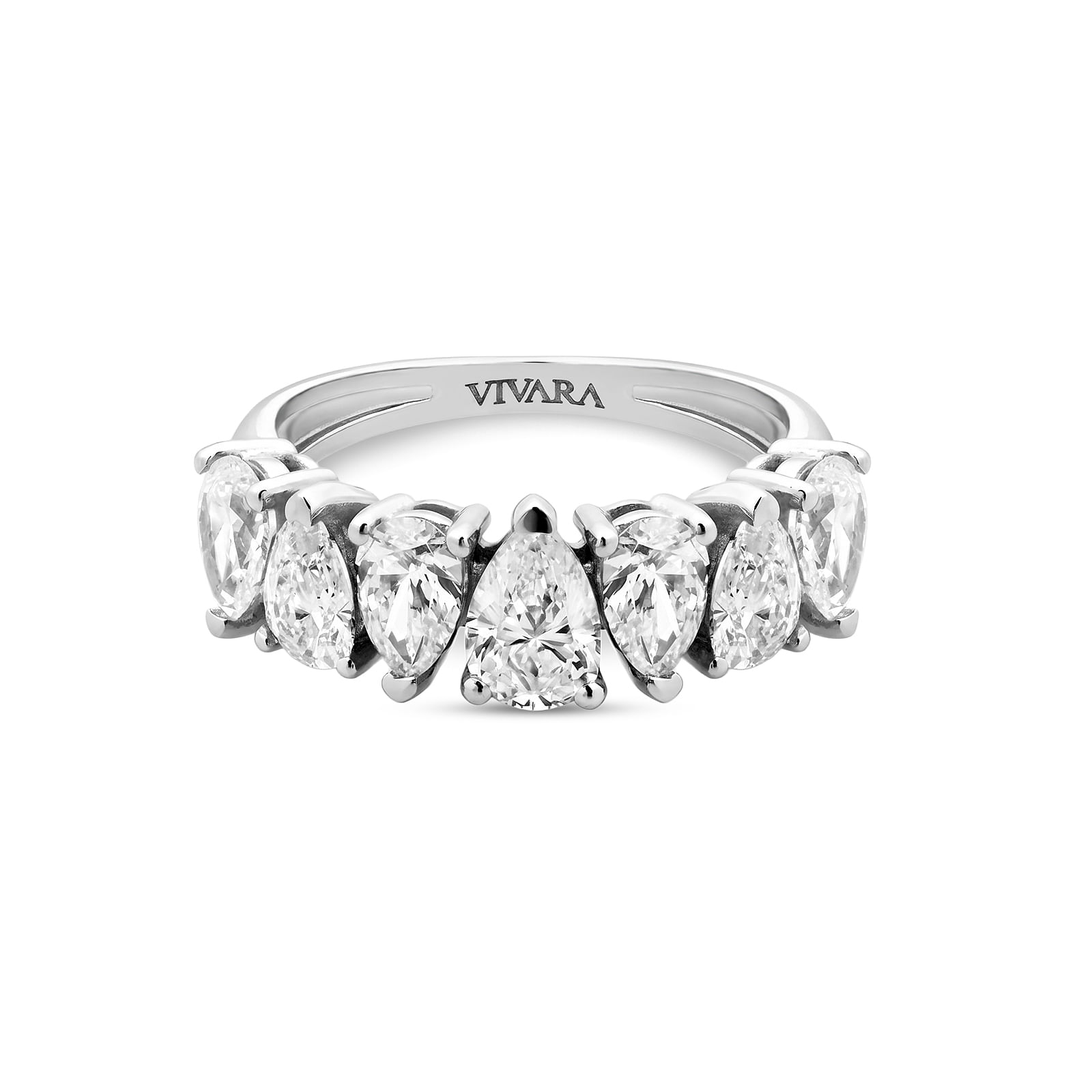 Anel Venere em Ouro Branco 18K com Diamante de Laboratório 2,3 CT