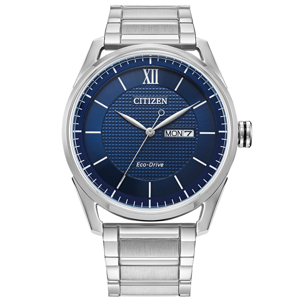 Relógio Citizen Classic Masculino em Aço Prateado AW0081-54LN