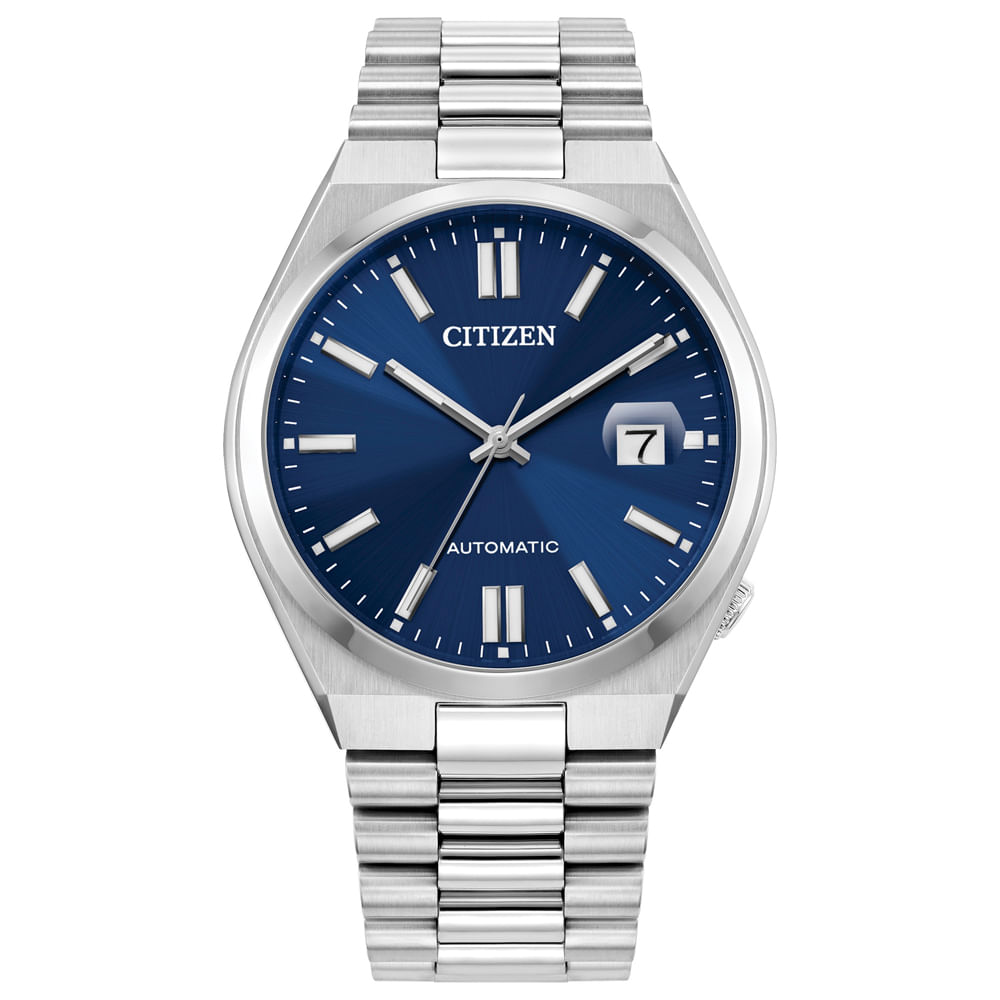 Relógio Citizen Automático Tsuyosa Masculino em Aço Prateado NJ0150-56LN