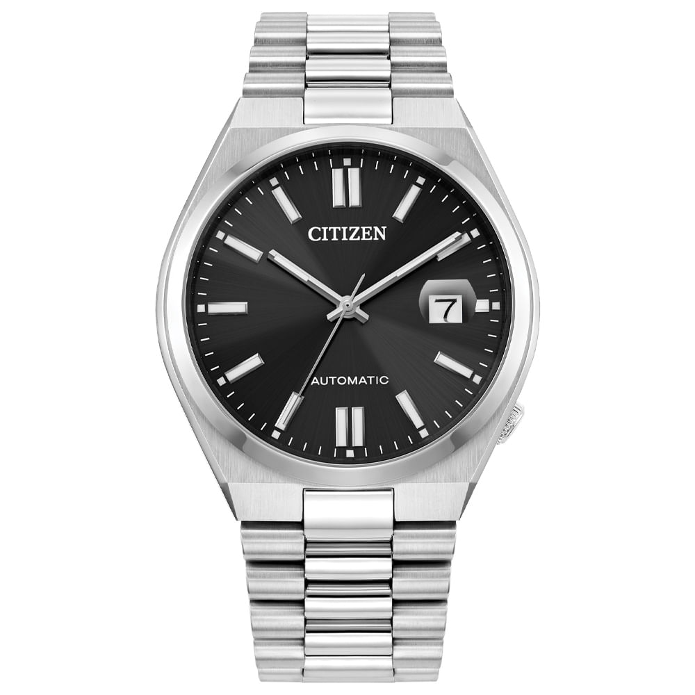 Relógio Citizen Automático Tsuyosa Masculino em Aço Prateado NJ0150-56EN