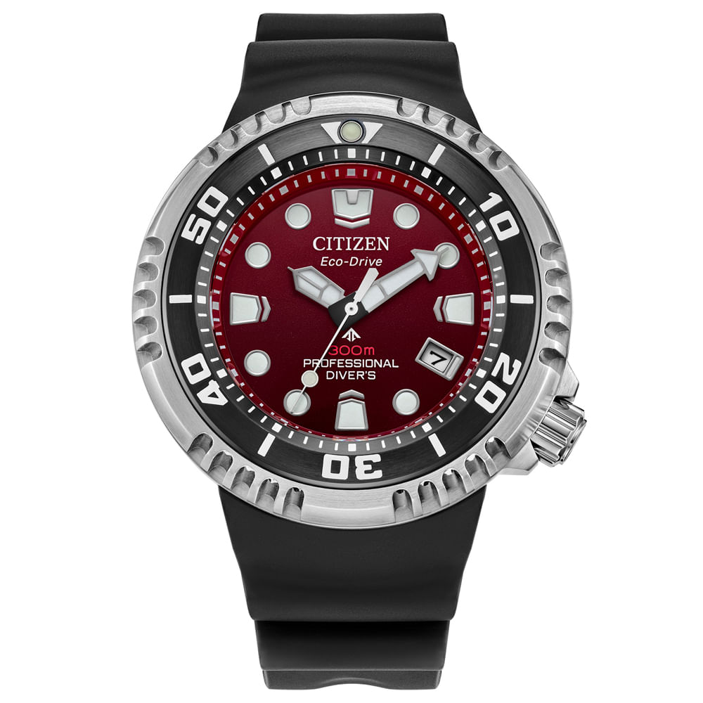 Relógio Citizen Promaster Dive Masculino em Silicone Preto BN1024-01ZN