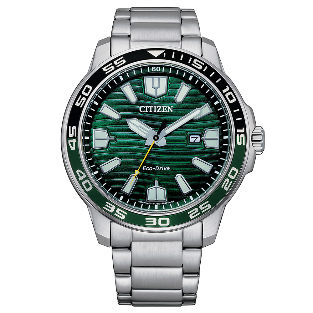 Relógio Citizen Eco-Drive Masculino em Aço Prateado AW1526-89XN