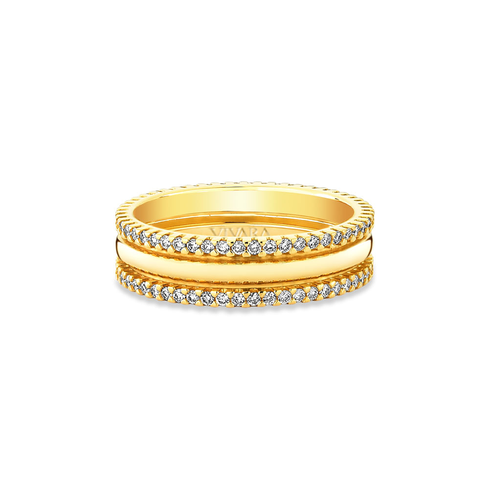 Aliança Love Me em Ouro Amarelo 18k com Diamantes 0,5ct, 5mm