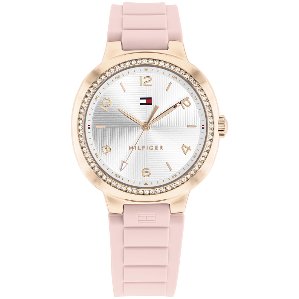 Relógio Tommy Hilfiger Savannah Feminino em Borracha Rosa 1782898