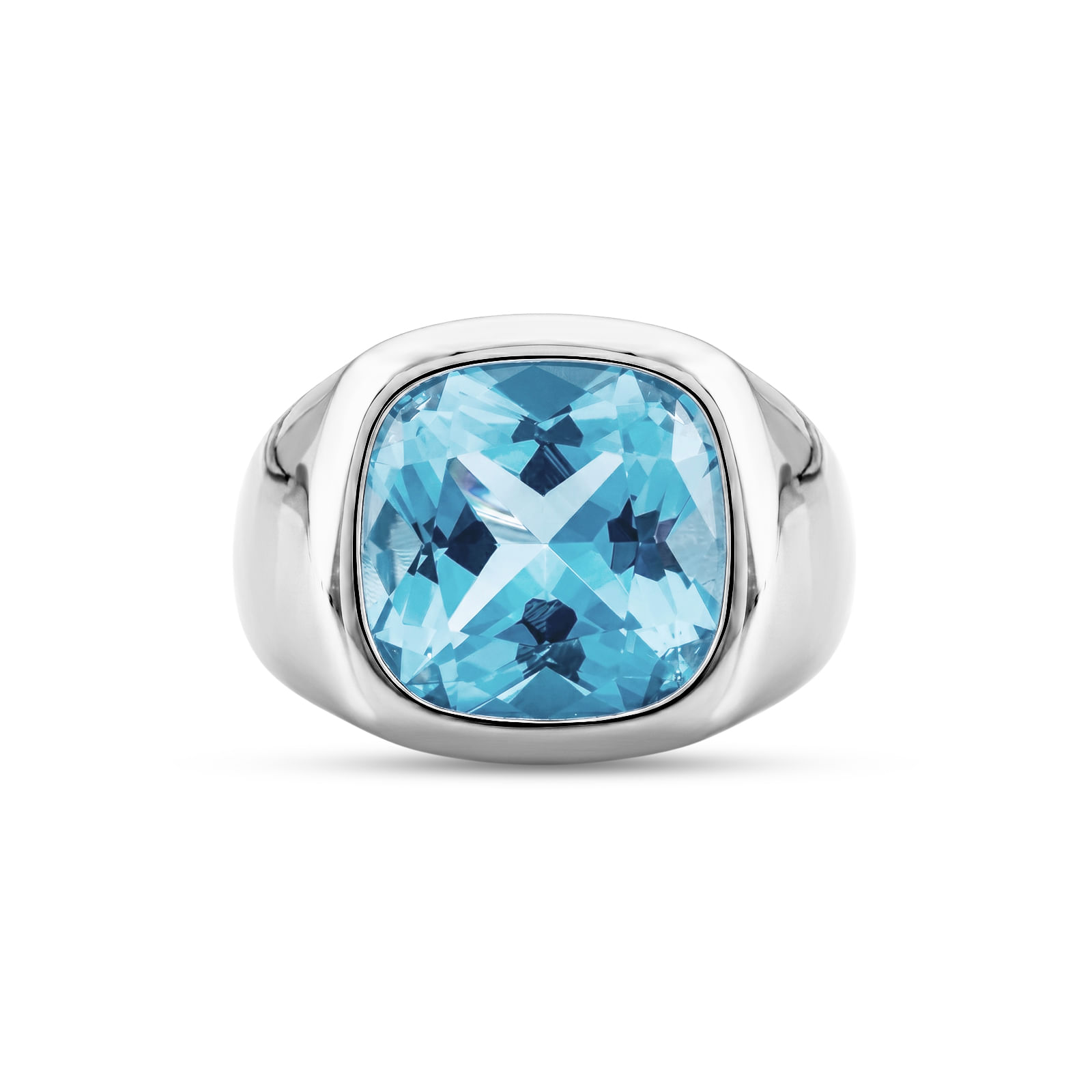 Anel Life Constelação em Prata 925 com Zircônia Azul