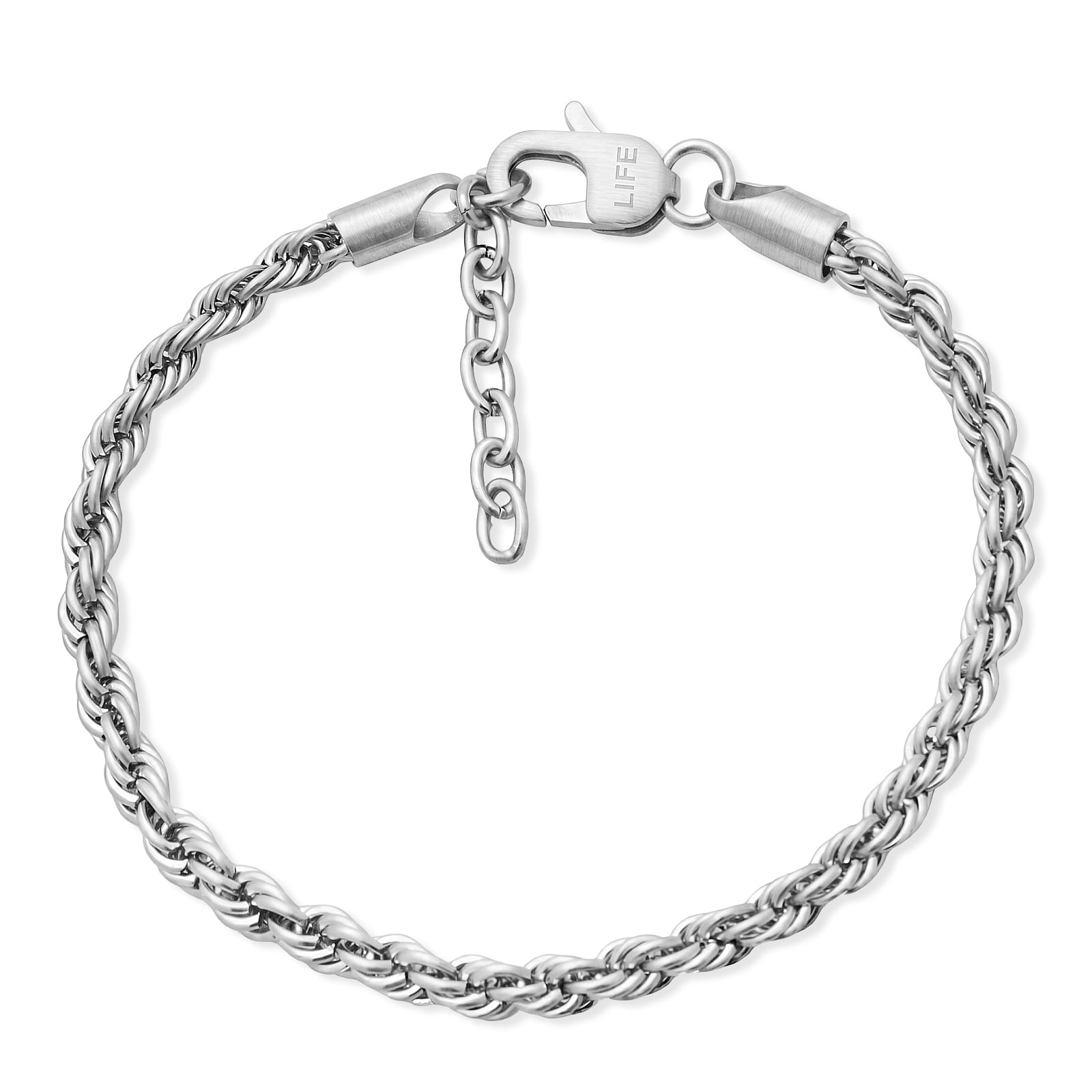 Pulseira Masculina em Aço Trançado