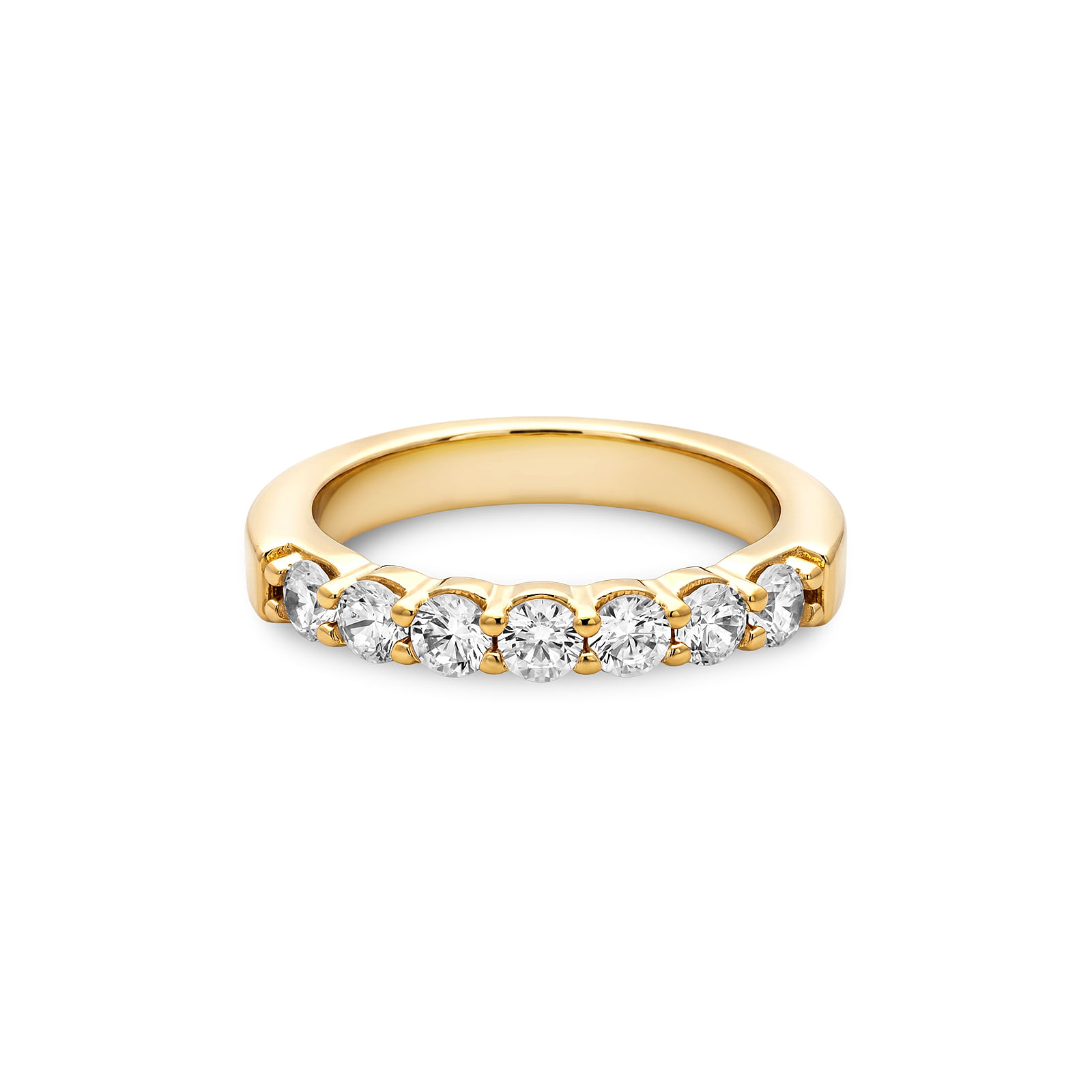 Anel Life Aparador em Prata 925 com Banho de Ouro Amarelo 18K e Zircônia Incolor
