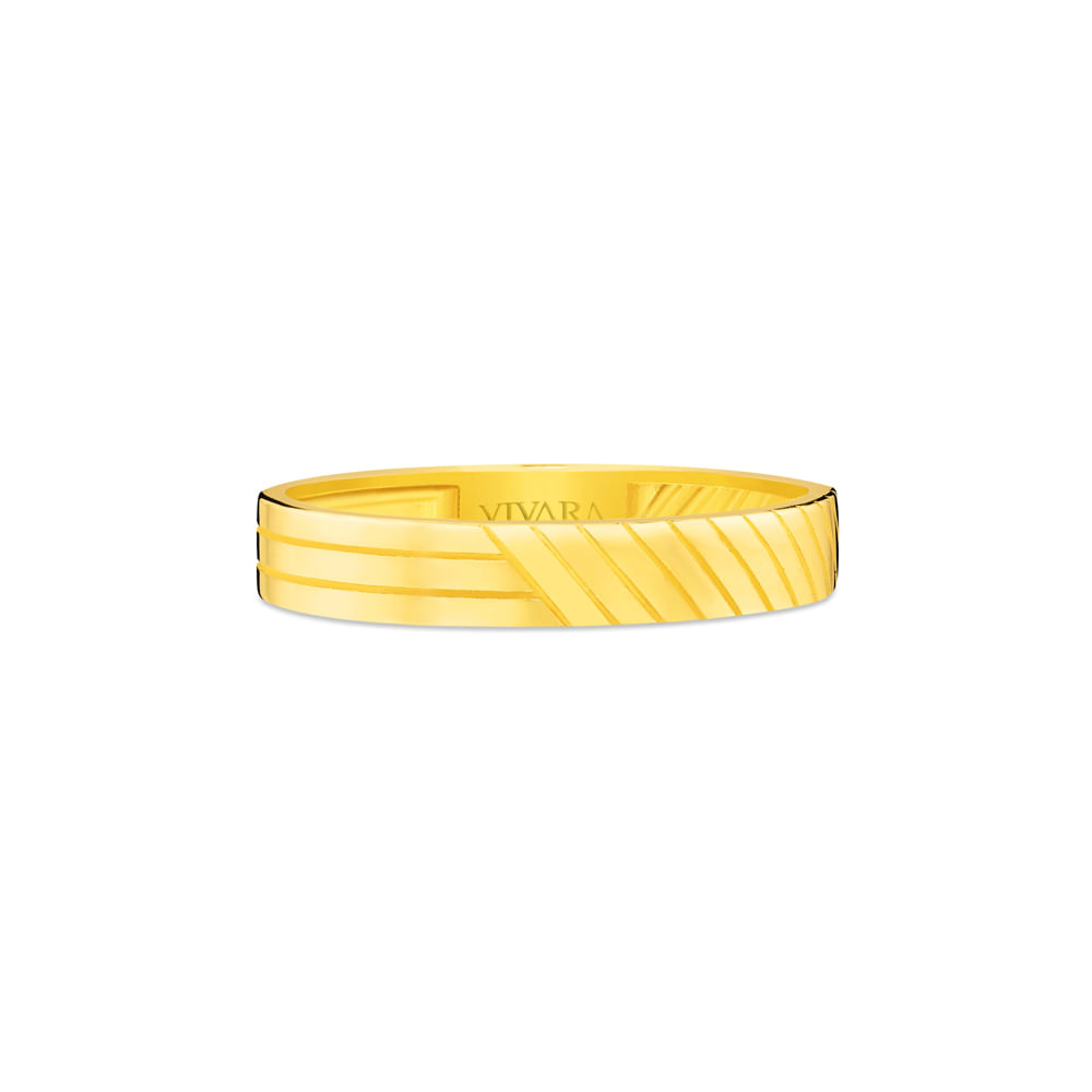 Anel Line em Ouro Amarelo 18k
