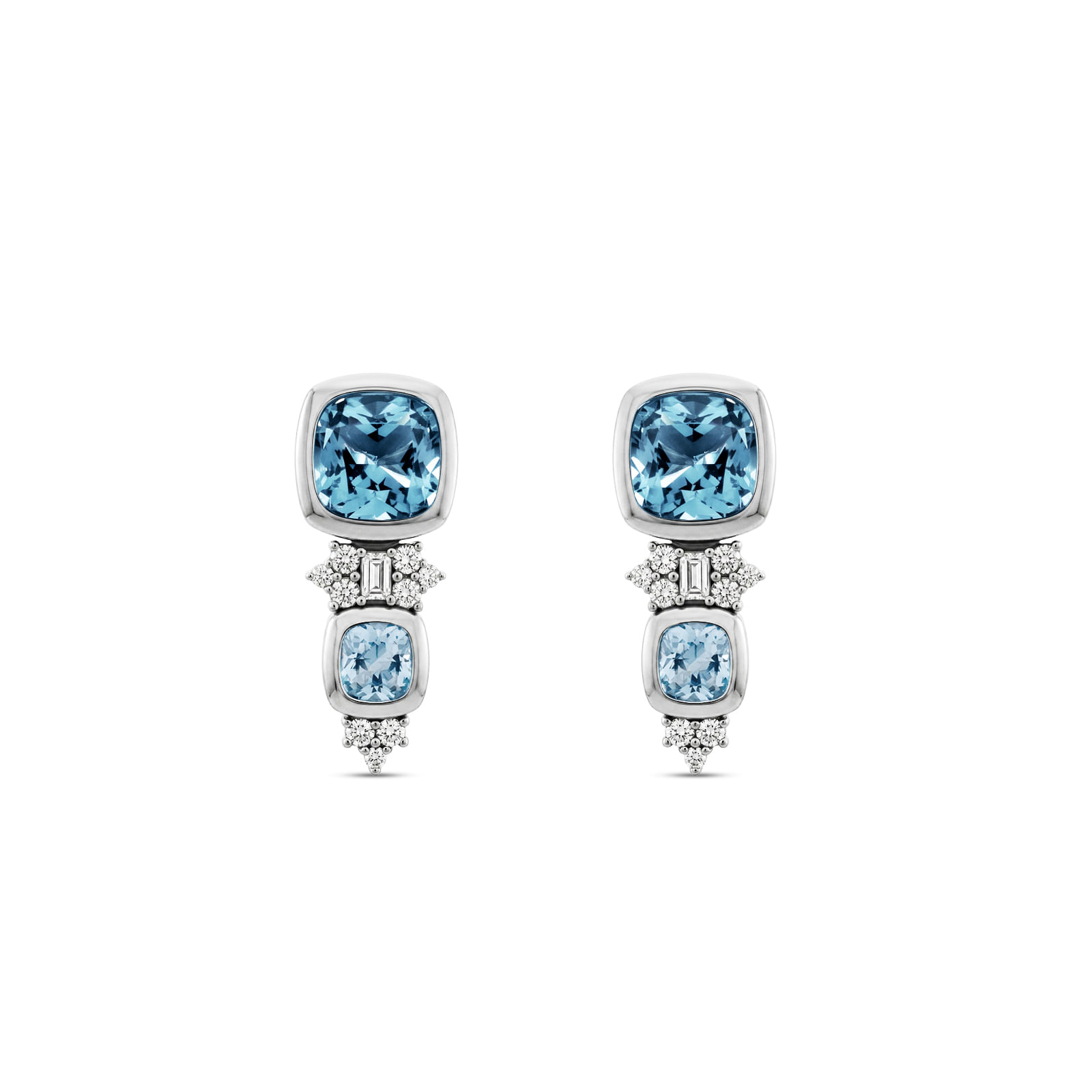 Brinco Life Constelação em Prata 925 com Zircônia Azul e Incolor