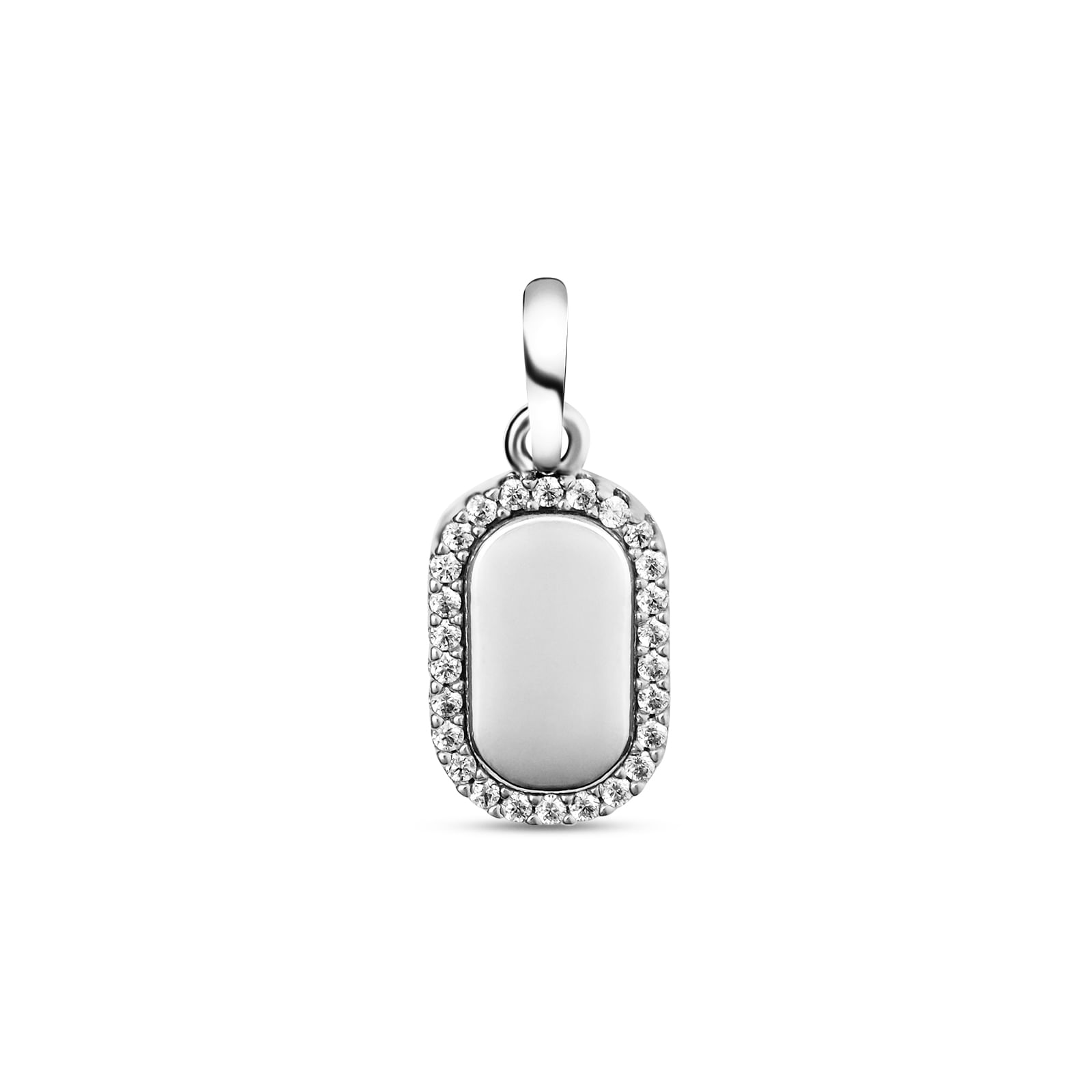 Pingente Life Personalizável em Prata 925 com Zircônia Incolor