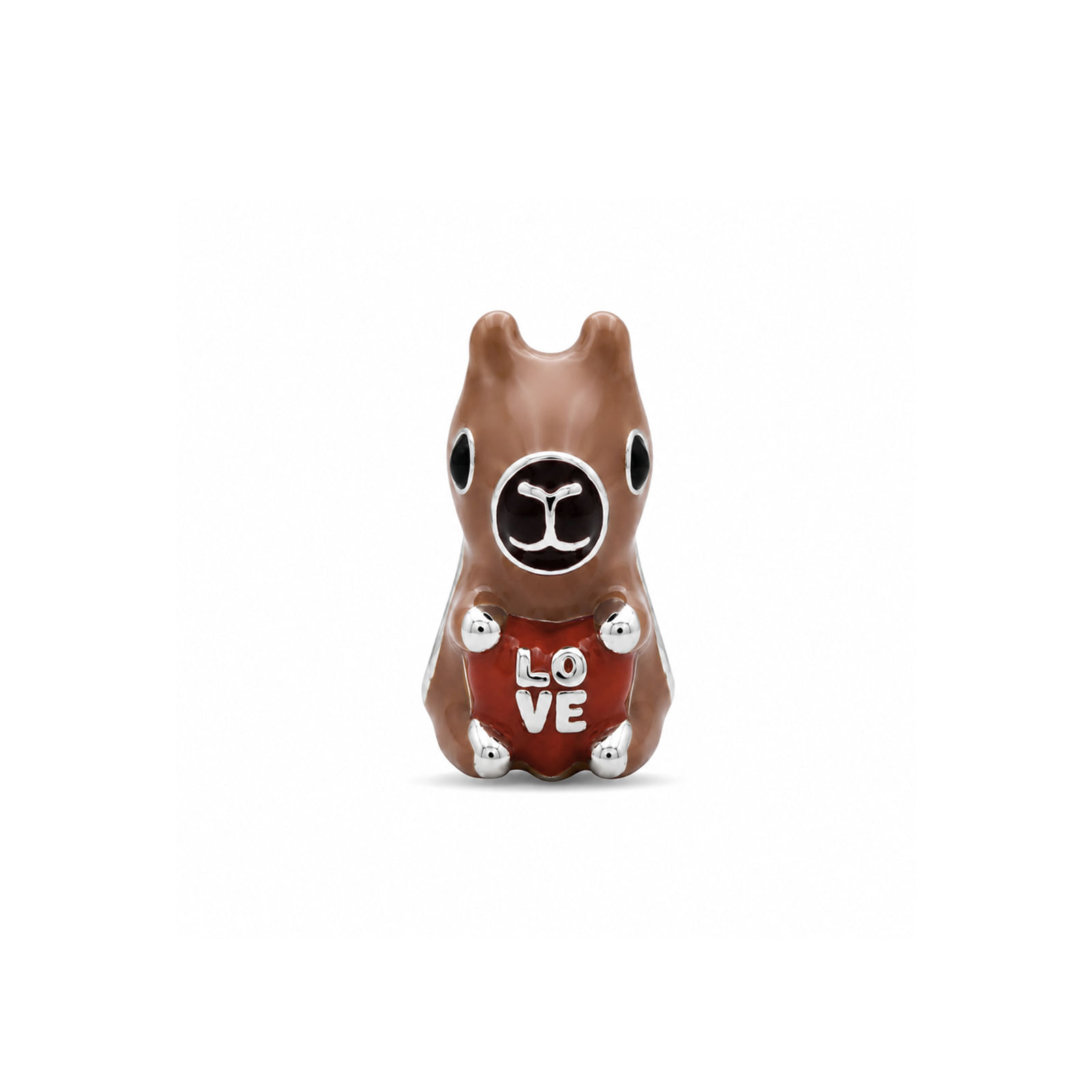 Berloque Life Capivara Love em Prata 925
